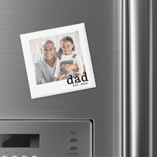 Aimant Photo de Papa Personnalisé Établie