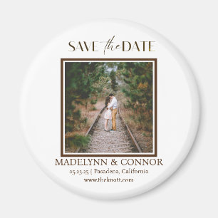 Aimant Photo de script lisse Enregistrer l'aimant de date