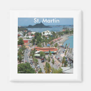 Aimant Photo de St. Martin et de Marigot Bay