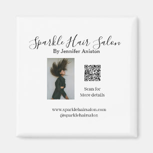 Aimant Photo moderne salon de coiffure petite entreprise