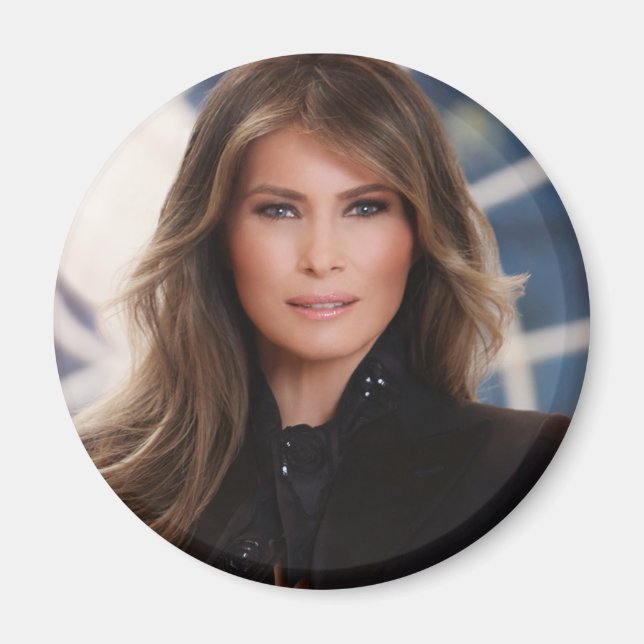 Aimant Photo officielle de la Maison Blanche Melania Trum (Devant)
