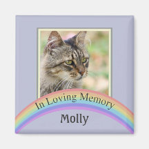 Photo personnalisable Pet Memorial (bleu)