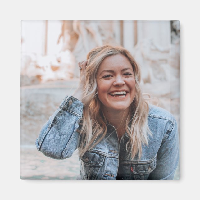 Aimant Photo personnalisée (Devant)