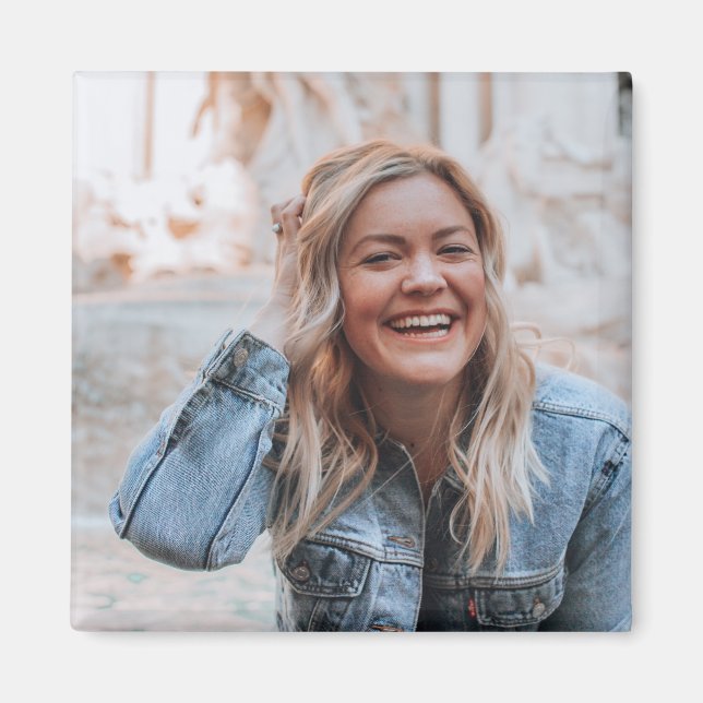 Aimant Photo personnalisée (Devant)