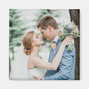 Aimant Photo personnalisée Couple Mariage