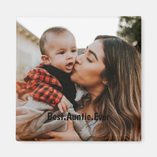 Aimant Photo personnalisée de la meilleure fille jamais p