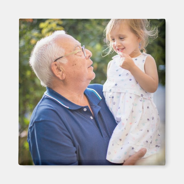 Aimant Photo personnalisée personnalisée (Devant)