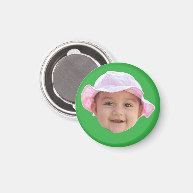 Aimant Photo personnalisée pour bébé (Recto/Verso)