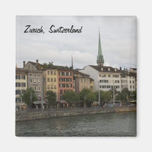 Aimant Photo urbaine de vue de ville de Zurich Suisse