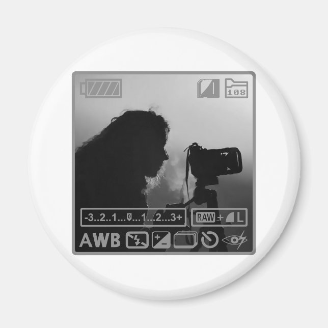 Aimant Photographe (Devant)