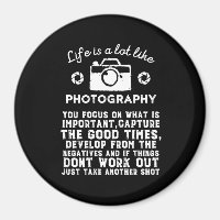Photographe inspiré La vie comme la photographie