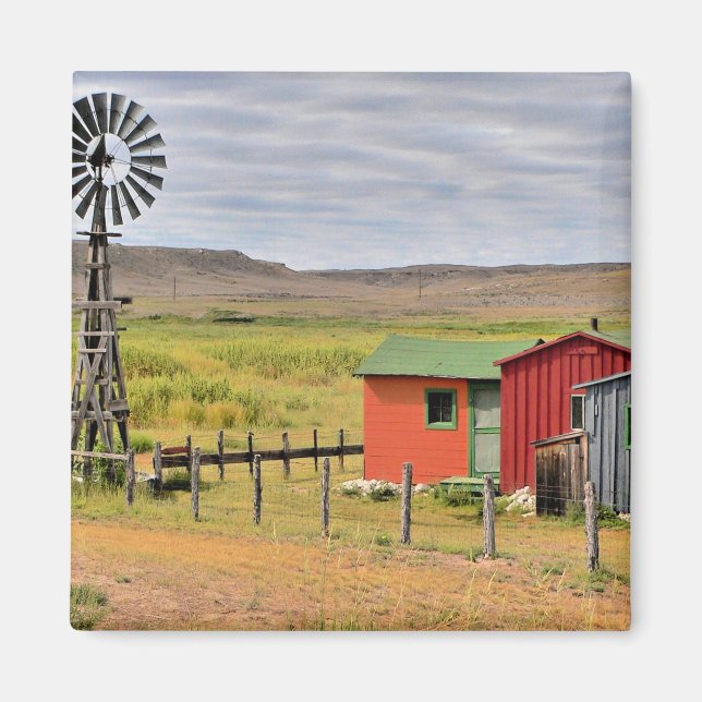 Aimant Photographie de paysage du Nebraska (Devant)
