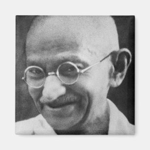 Aimant Photographie de portrait de Mahatma Gandhi