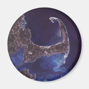 Aimant Photographie de satellite de Cape Cod