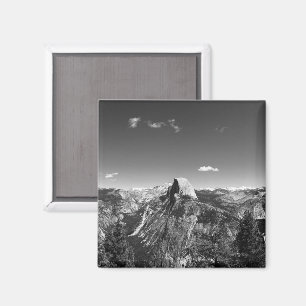 Aimant Photographie en noir et blanc de Glacier Point Yos