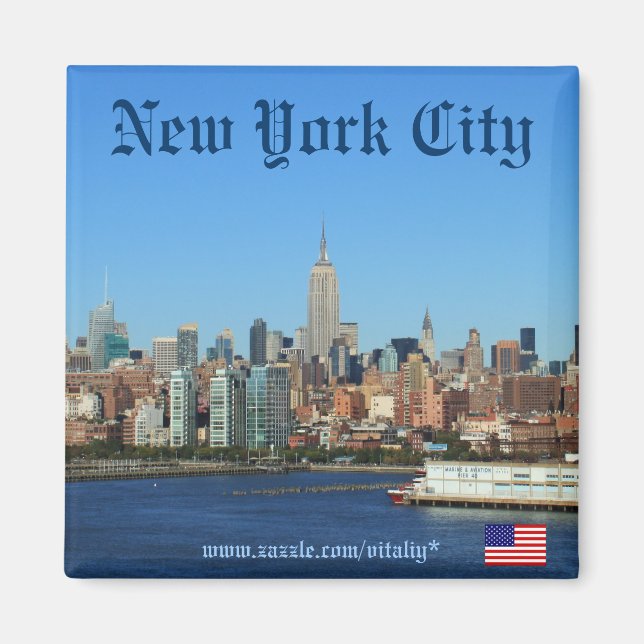 Aimant photographique de New York City (Devant)