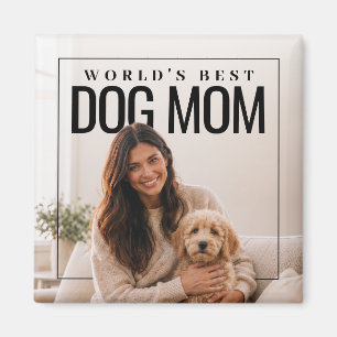 Aimant PhotoPop Meilleure Maman de Chien au Monde