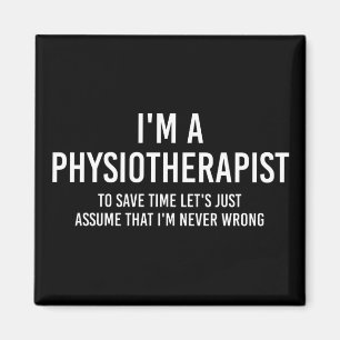 Aimant Physiothérapeute Drôle Sayants Dons PT cadeaux