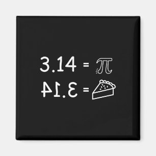 Aimant Pi Conspiration Pie Fun Pi Day Math