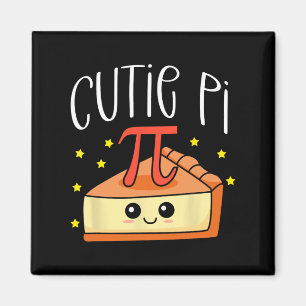 Aimant Pi Day Math Lover Étudiant Enseignant 3.14 Cutie P