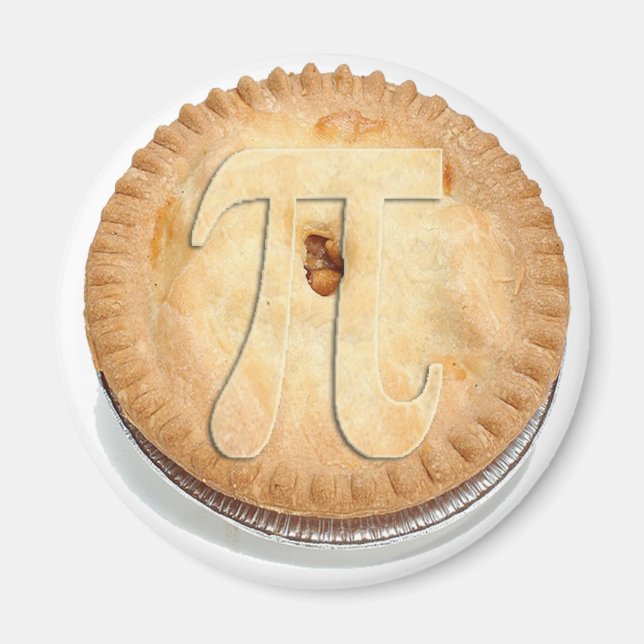 Aimant PI PIE CRUST ! Cutie Pie - Célébrez Pi Day! nombre (Devant)