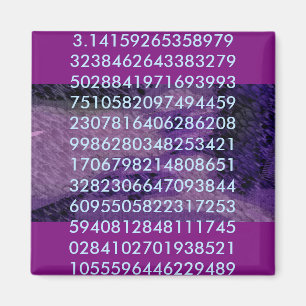 Aimant PI violet et bleu