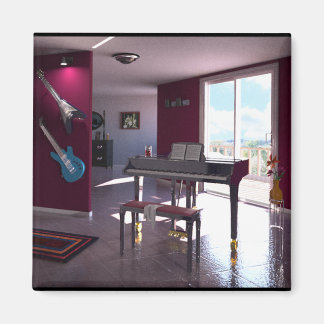 Aimant Piano dans l'aimant de chambre