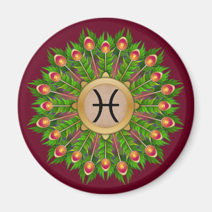 Aimant Pic Plume Wire Zodiac SIGNE PISCES