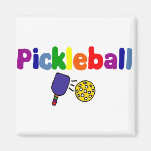 Aimant Pickleball Art