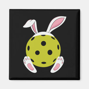 Aimant Pickleball Eas de chasse aux oeufs de Pâques Bunny