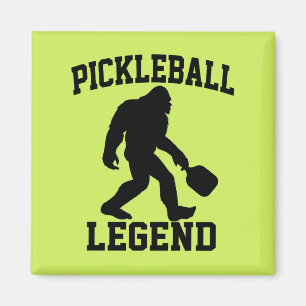 Aimant Pickleball Legend Funny Bigfoot