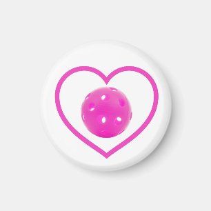 Aimant Pickleball love pink pickle ball sport pink