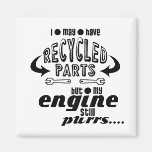Aimant Pièces Recyclées, sauf mes purges de moteur