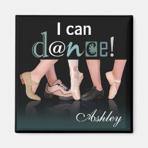 Aimant "Pieds dansants" - Chorégraphe, Danseur, Instructe