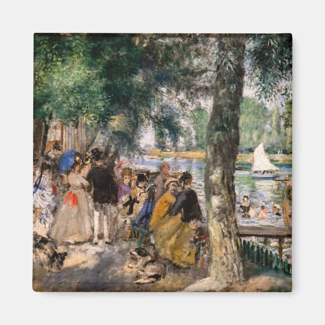 Aimant Pierre-Auguste Renoir - Baignade sur la Seine (Devant)