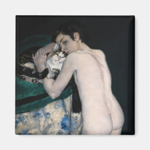 Aimant Pierre-Auguste Renoir - Garçon au chat