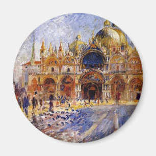 Aimant Pierre Auguste Renoir - plaza de San Marco