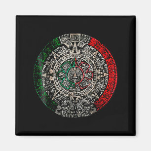 Aimant Pierre de soleil du calendrier aztèque Art mexicai