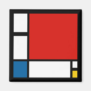 Aimant Piet Mondrian, Composition ii
