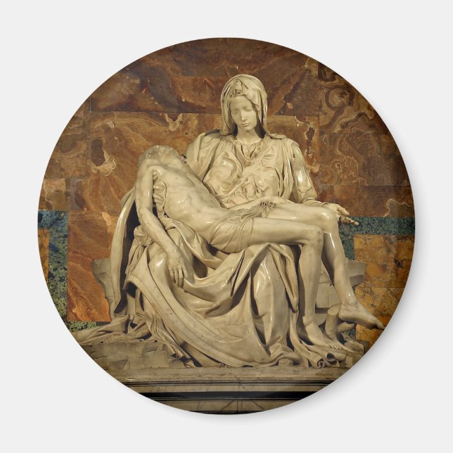 Aimant Pieta de Michel-Ange dans la basilique Saint-Pierr (Devant)