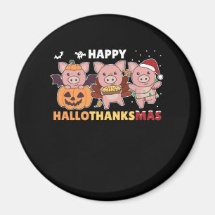 Aimant Pig de Christmas