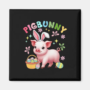 Aimant Pigbunny Mignon Cosplay de Cochon Lapin Chasse aux