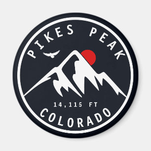 Aimant Pikes Peak Colorado Mountain Camping Randonnée