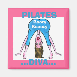 Aimant PILATES DIVA-Booty Beauté