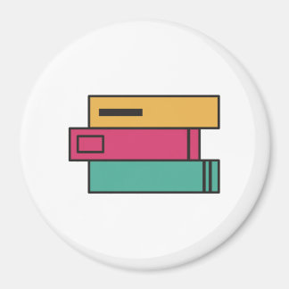 Aimant pile de livres