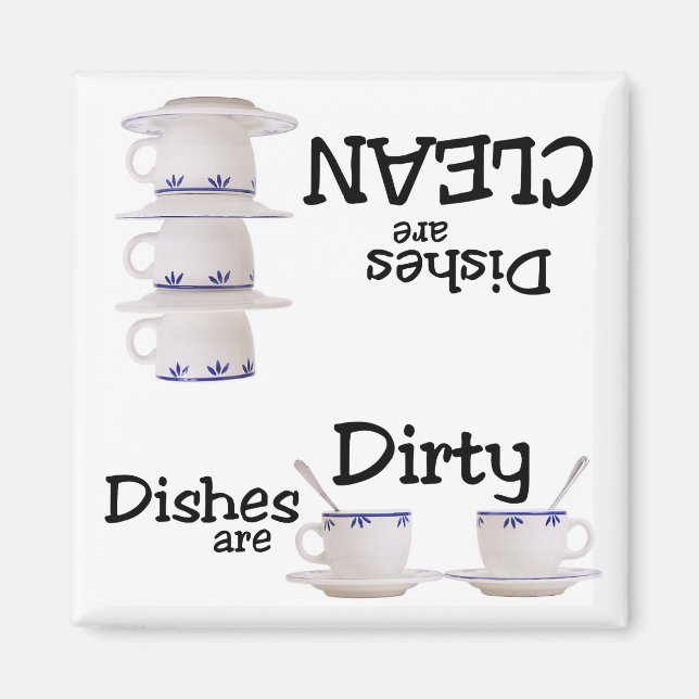 Aimant Pile de tasses Lave-vaisselle (Devant)