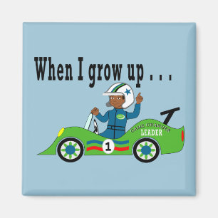 Aimant Pilote de voiture de course d'aimant