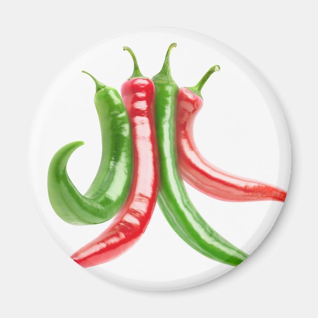 Aimant Piments de piment mélangés (Devant)