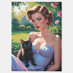 Aimant Pin-up dans le jardin de printemps avec mignon Kit
