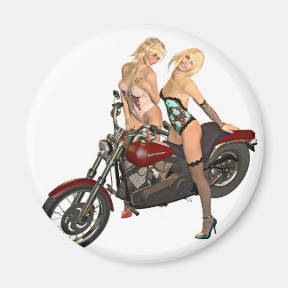 Aimant Pin-up moker filles